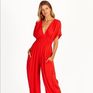 Cleobella Salsa Red Jumpsuit ($148 value)